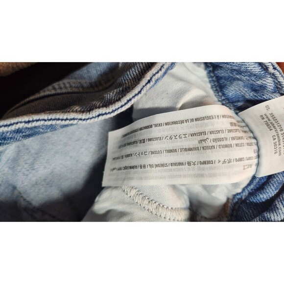 Hollister Ultra High Rise mom jeans Women Size 5L 27 x 29 blue denim jeans - Picture 6 of 9